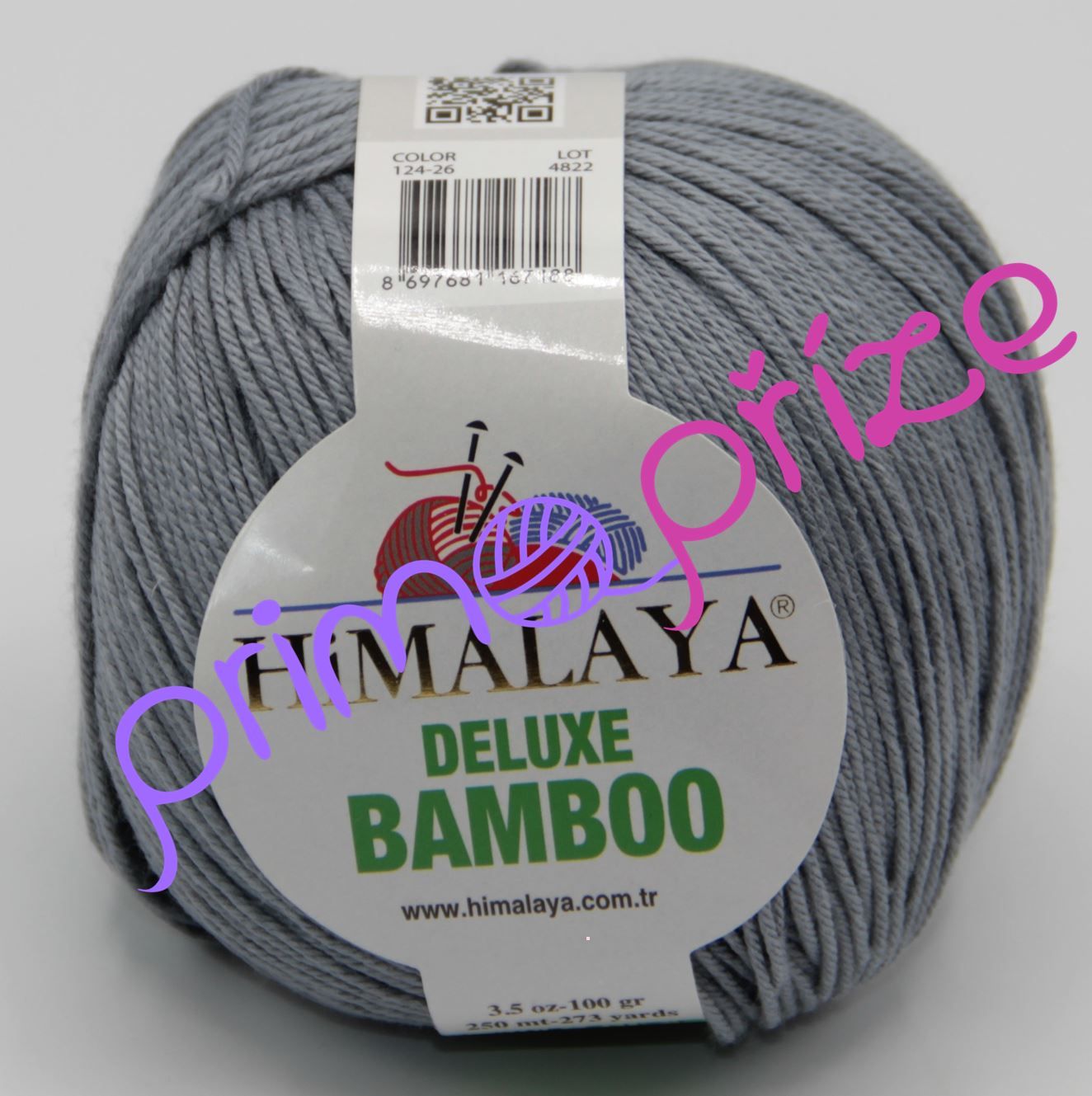 HIMALAYA Deluxe Bamboo 124-26 šedá