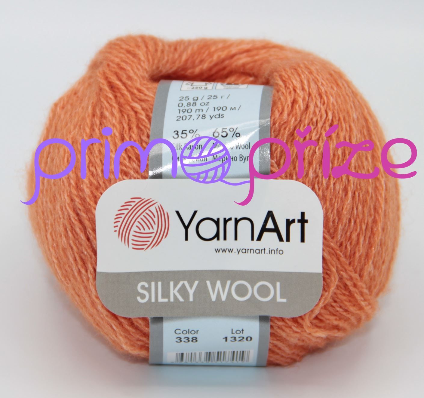 YarnArt Silky Wool 338 oranžová