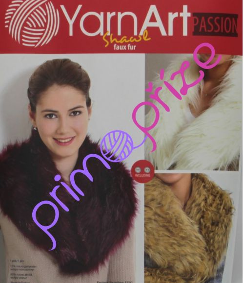 YarnArt Passion Fur Shawl