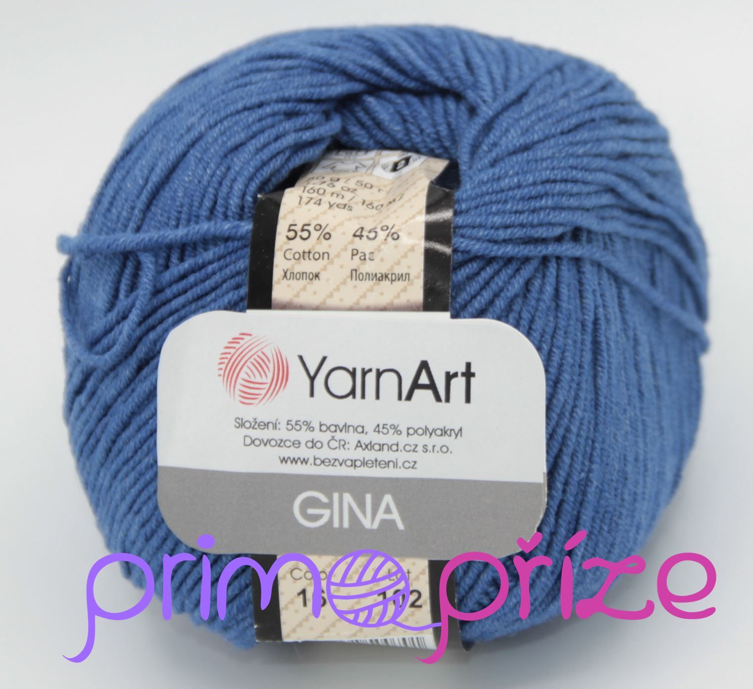 YarnArt Jeans/Gina 16 džínově modrá