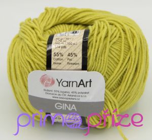 YarnArt Jeans/Gina 29 žlutozelená