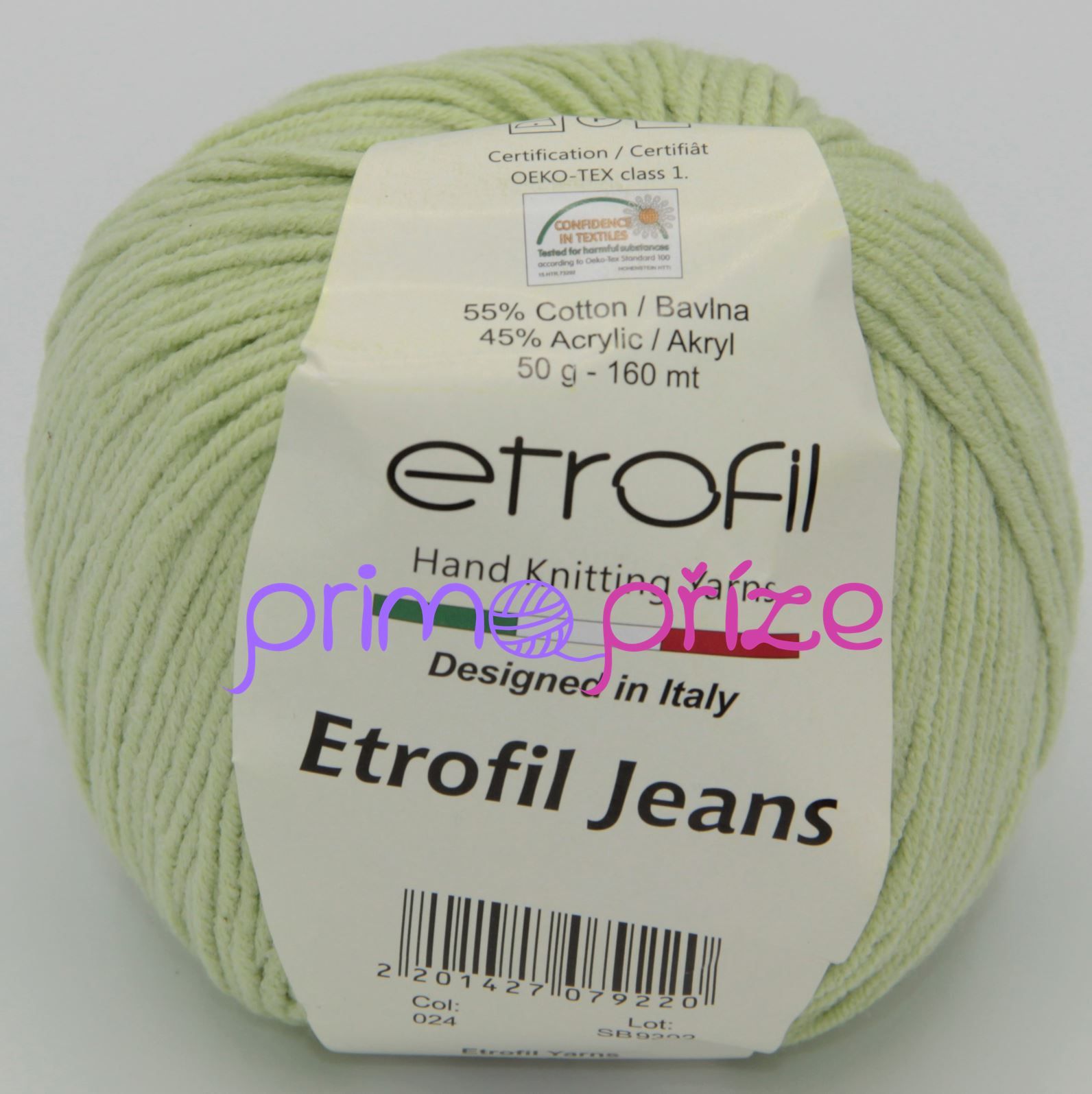 ETROFIL Jeans 024 hráškově zelená