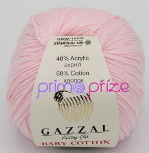 GAZZAL Baby Cotton 3411 světle růžová