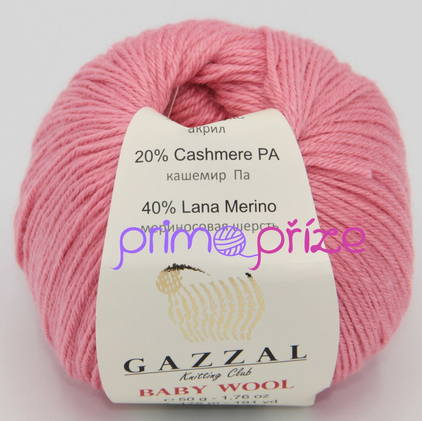 GAZZAL Baby Wool 828 růžová