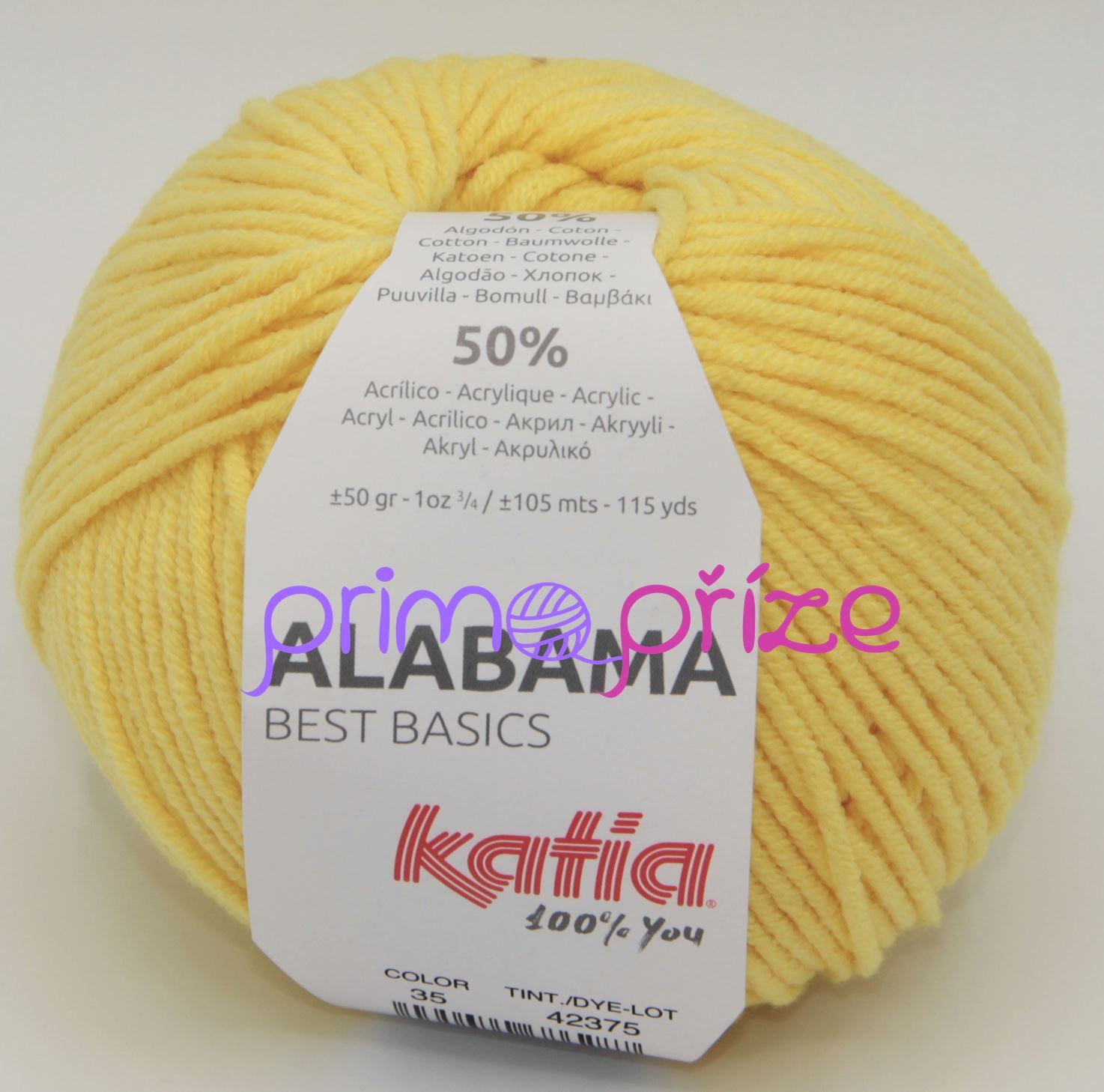 KATIA Alabama 35 žlutá