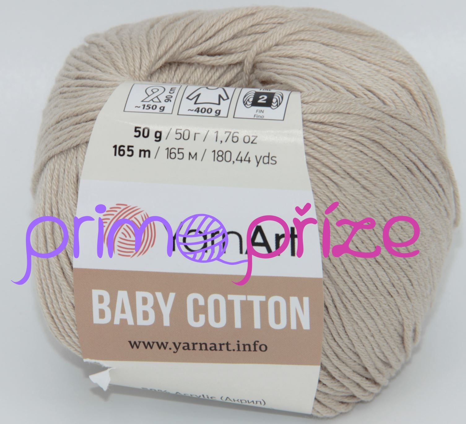 YarnArt Baby Cotton 403 světle béžová