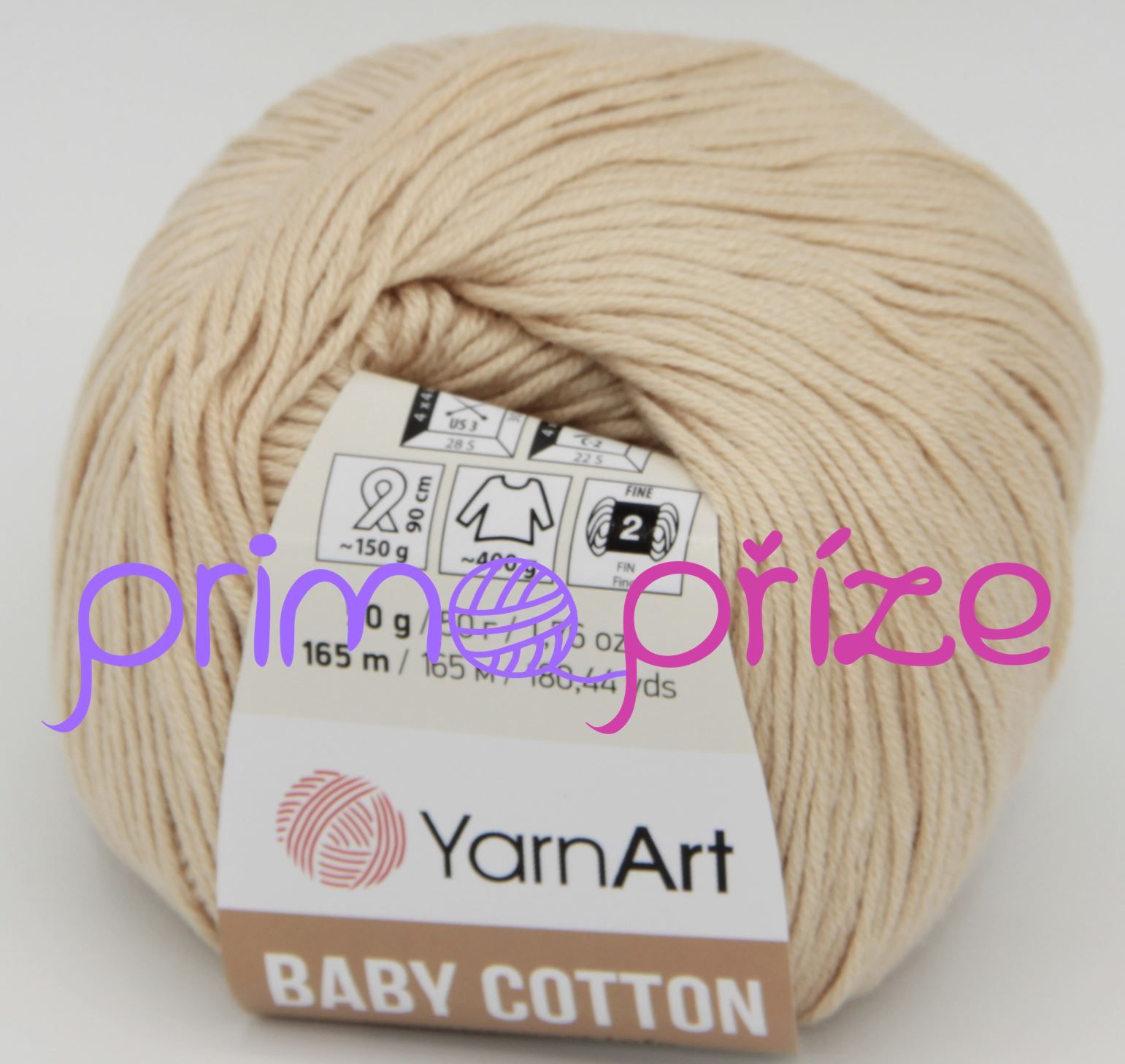 YarnArt Baby Cotton 404 světle béžová