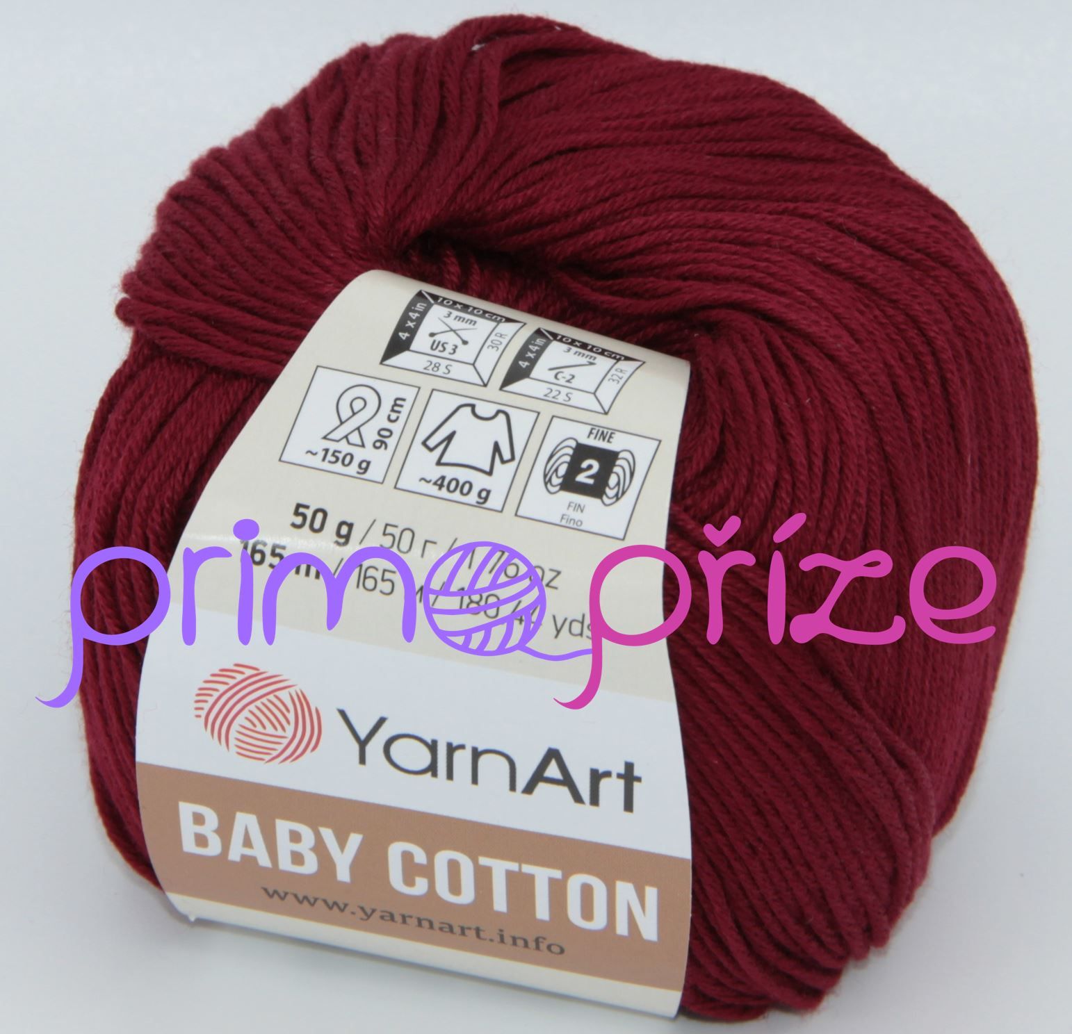 YarnArt Baby Cotton 428 bordo