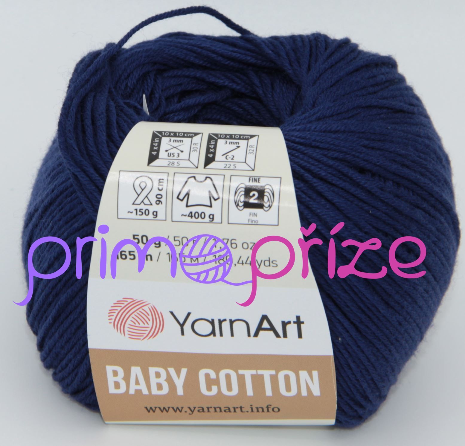 YarnArt Baby Cotton 459 tmavě modrá