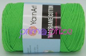 YarnArt Macrame Cotton 802 neonově zelená