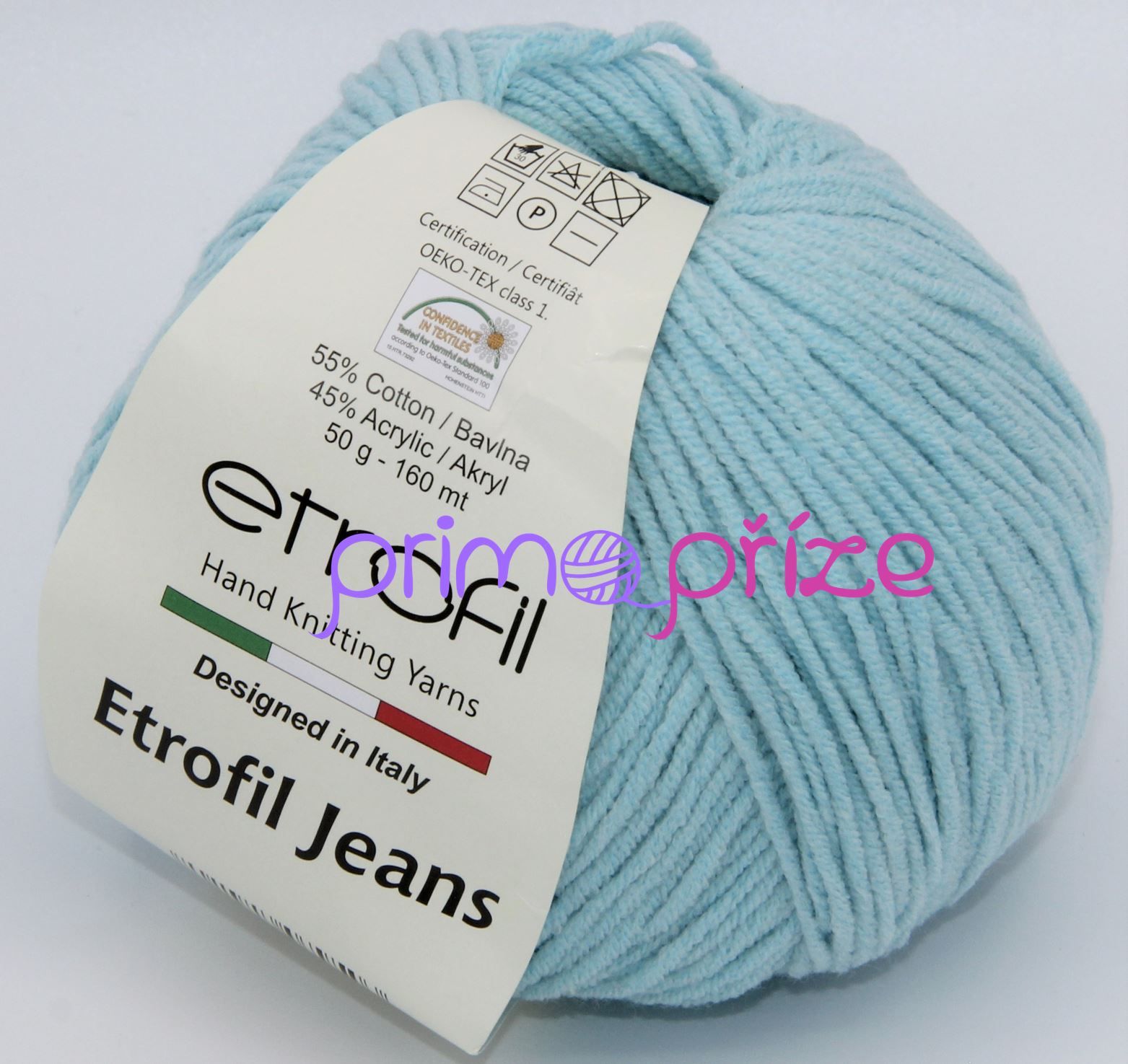 ETROFIL Jeans 052 světle tyrkysová