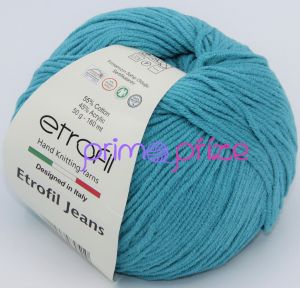 ETROFIL Jeans 053 tmavě tyrkysová