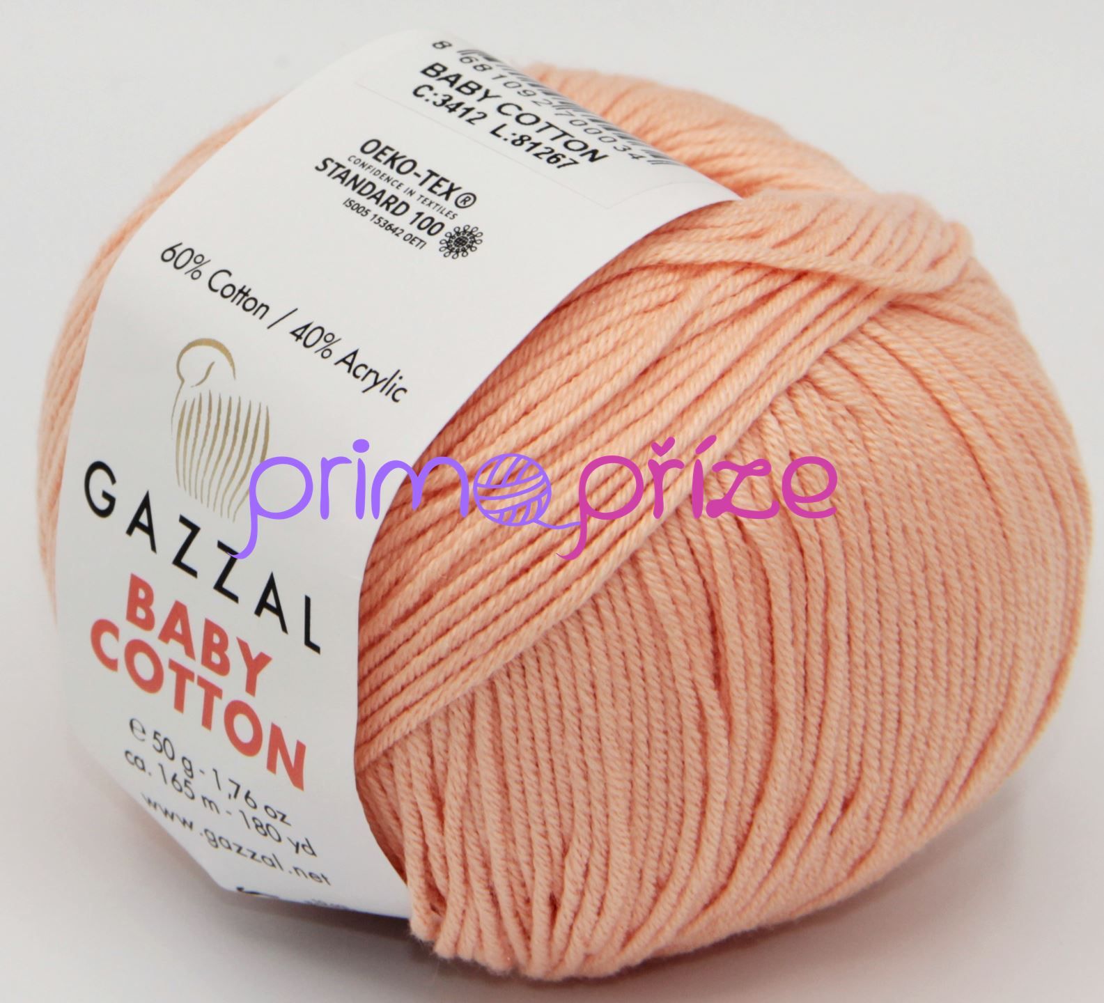 GAZZAL Baby Cotton 3412 meruňková