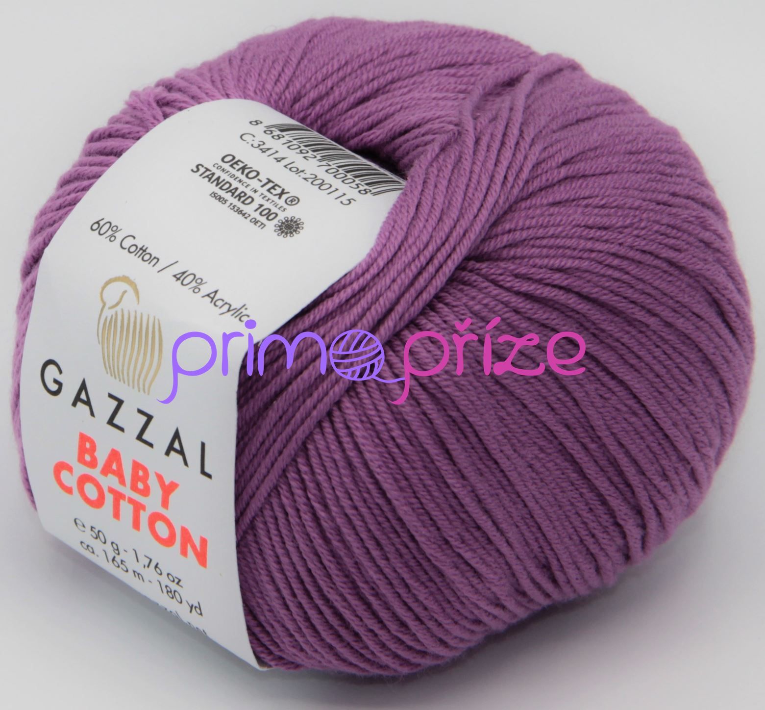 GAZZAL Baby Cotton 3414 růžovofialová