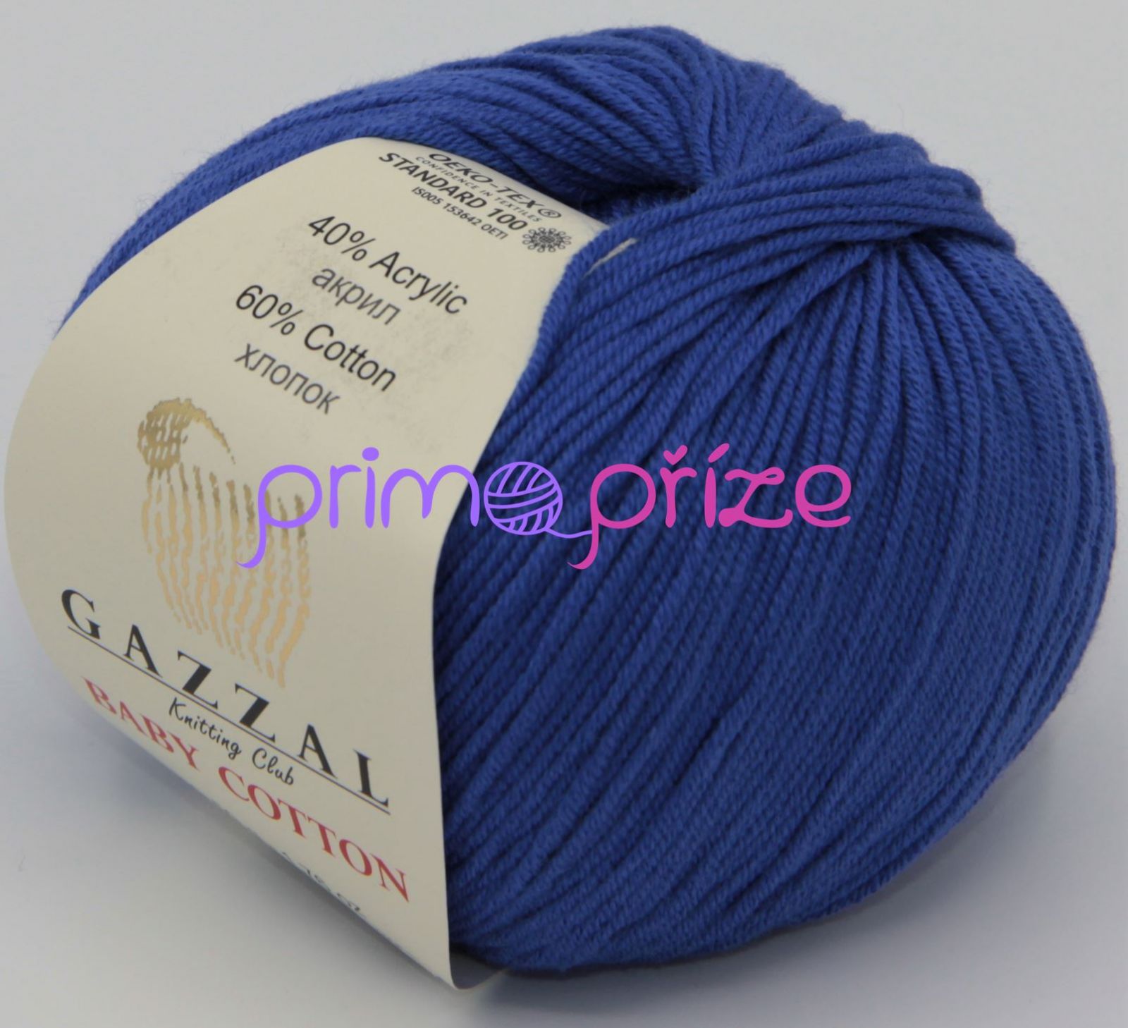GAZZAL Baby Cotton 3421 královská modrá
