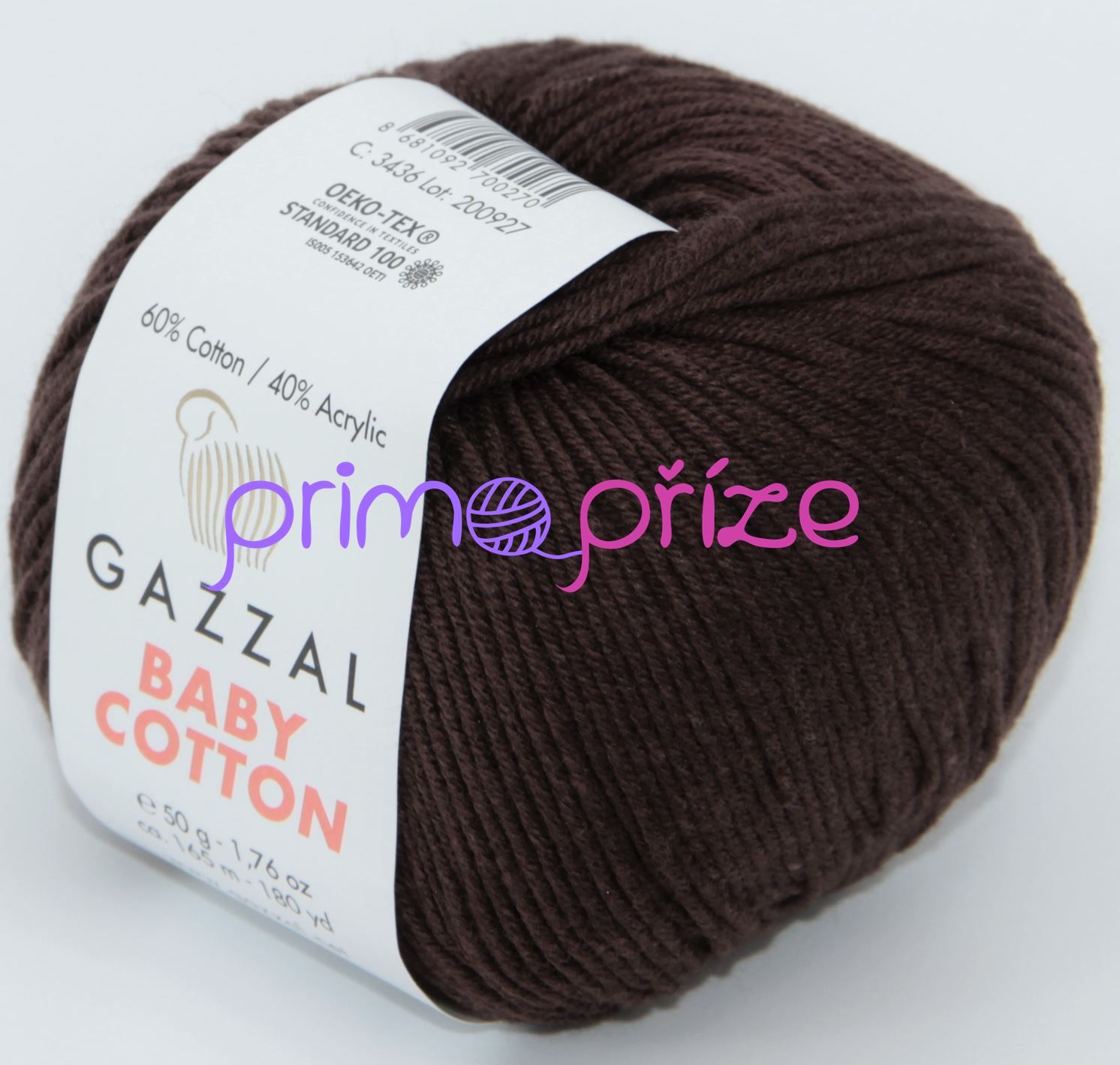 GAZZAL Baby Cotton 3436 tmavě hnědá