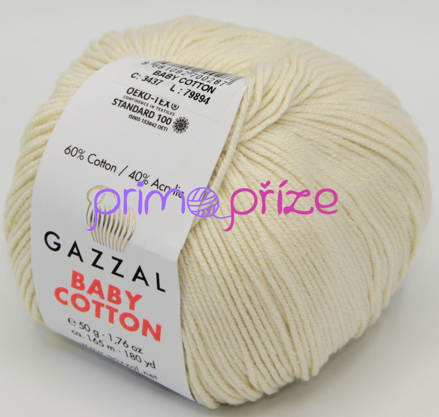 GAZZAL Baby Cotton 3437 krémová