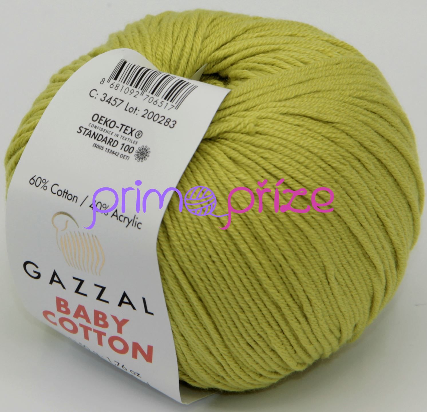 GAZZAL Baby Cotton 3457 olivová