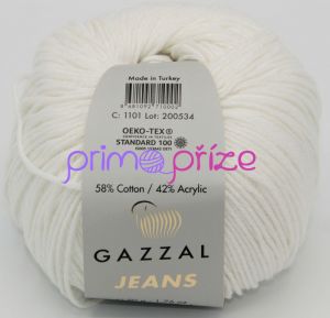 GAZZAL Jeans 1101 přírodní bílá