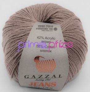 GAZZAL Jeans 1112 hnědo-béžová
