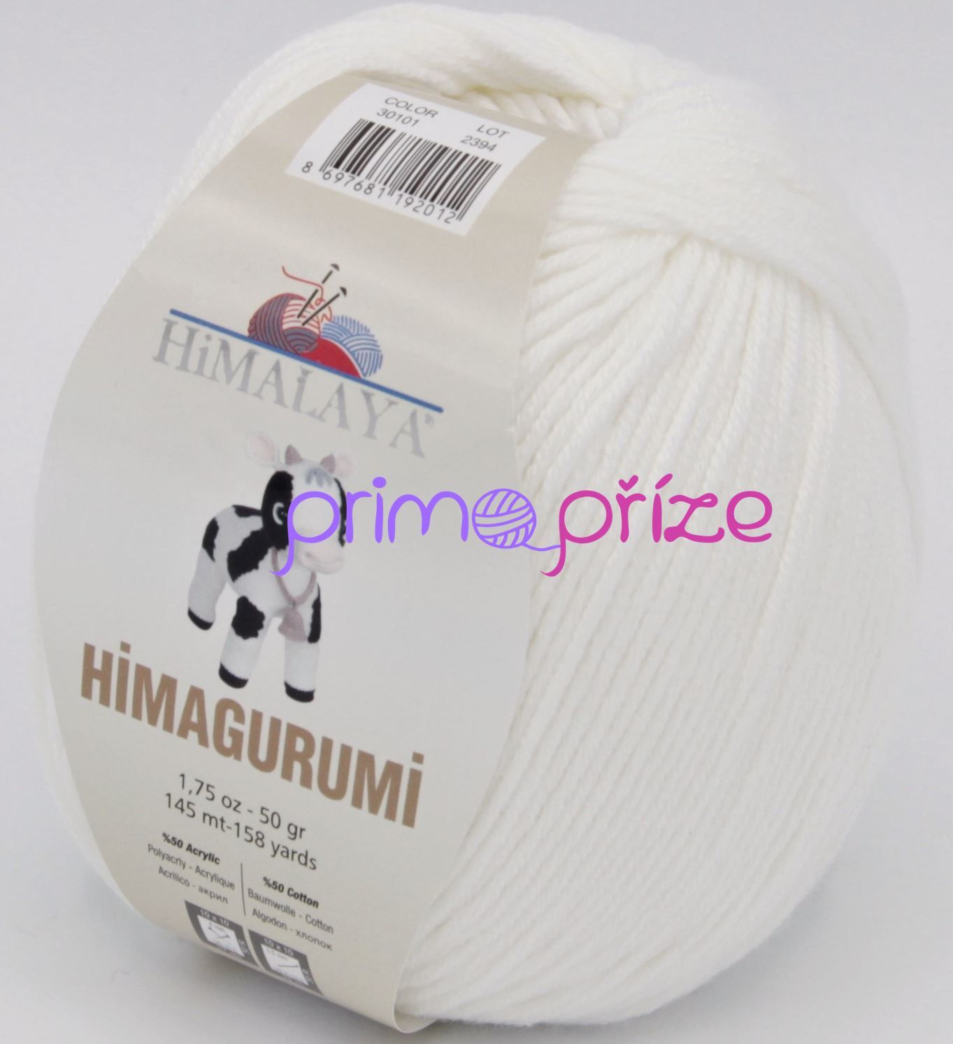 HIMALAYA Himagurumi 30101 bílá