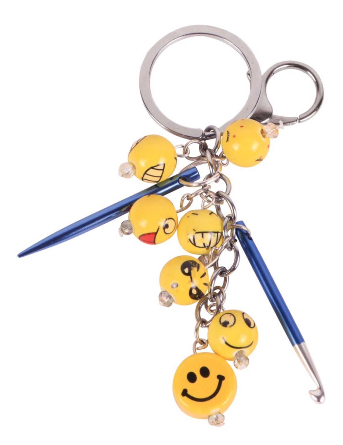 KniPro přívěšek smajlíci - na tašku, batoh či klíče KnitPro