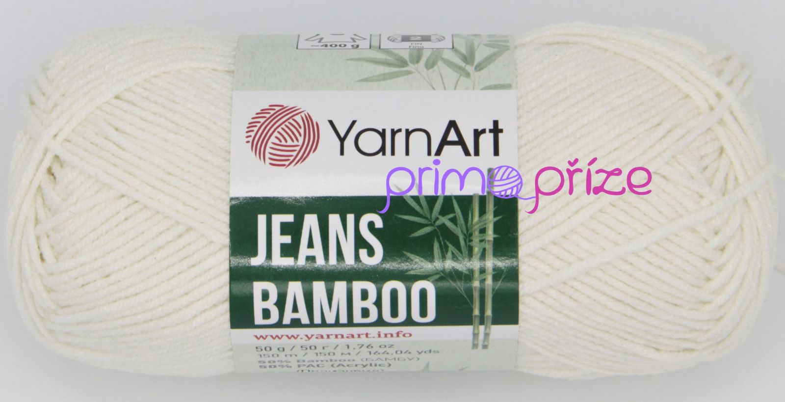 YarnArt Jeans Bamboo 102 smetanová