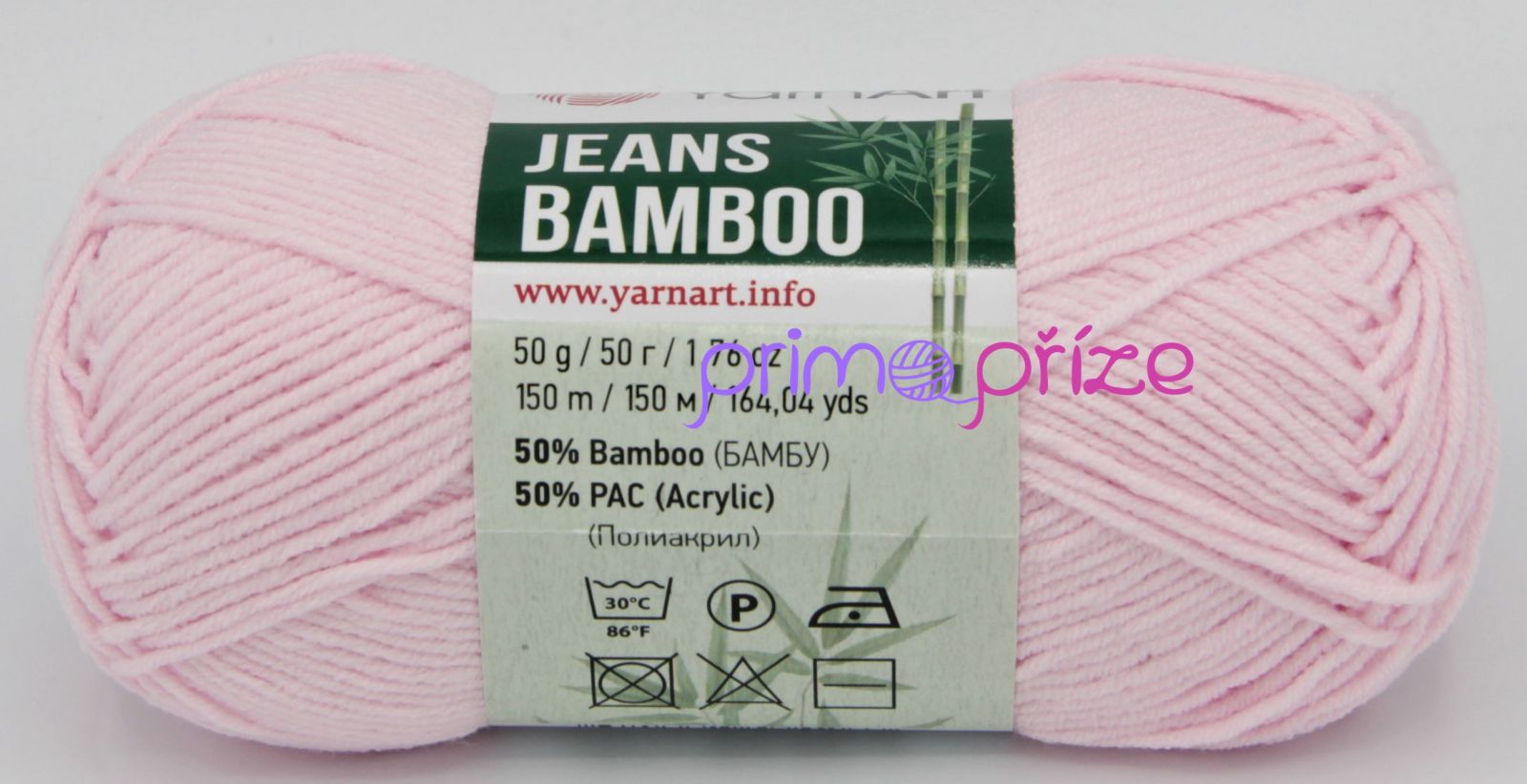 YarnArt Jeans Bamboo 109 světle růžová