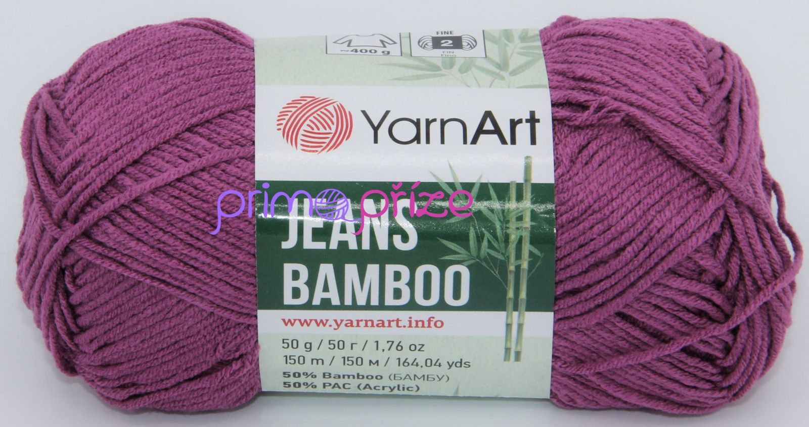 YarnArt Jeans Bamboo 117 fialová