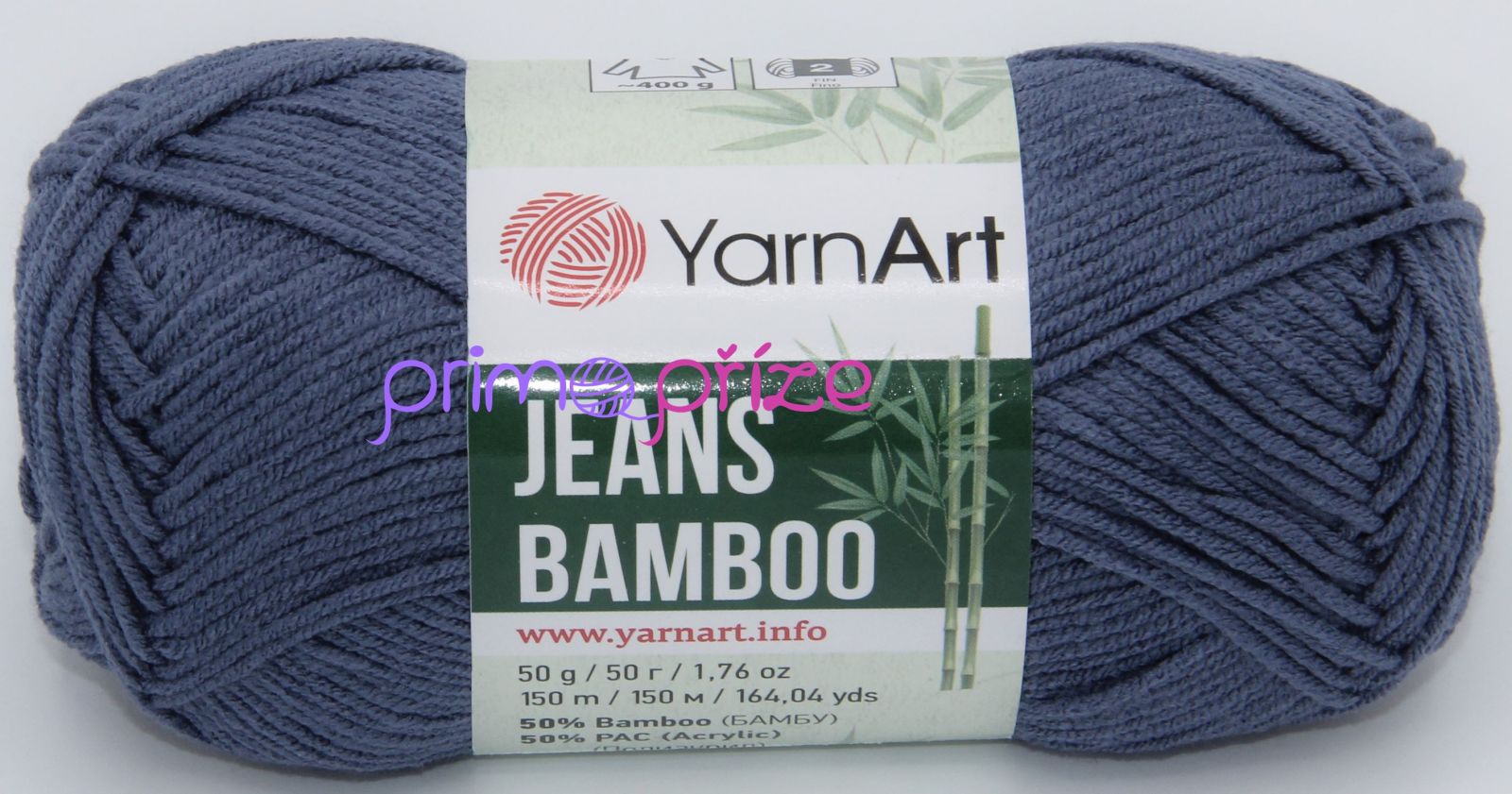 YarnArt Jeans Bamboo 124 džínově modrá