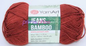 YarnArt Jeans Bamboo 143 cihlová