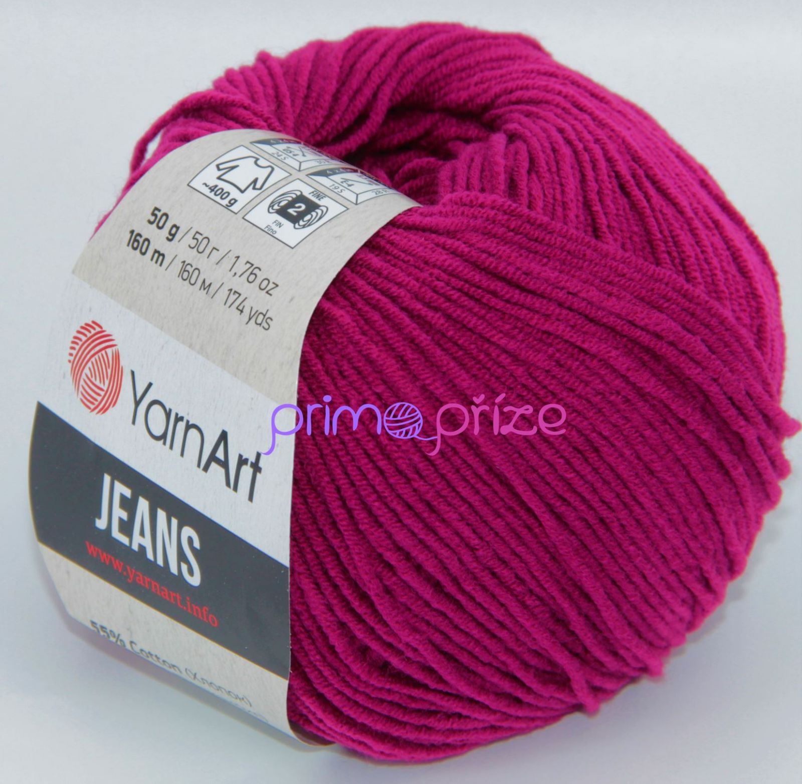 YarnArt Jeans/Gina 91 vínová