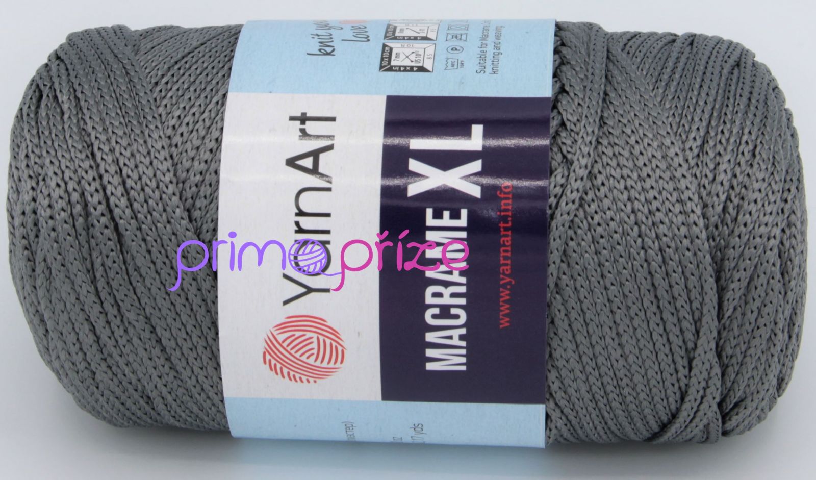 YarnArt Macrame XL 159 tmavě šedá