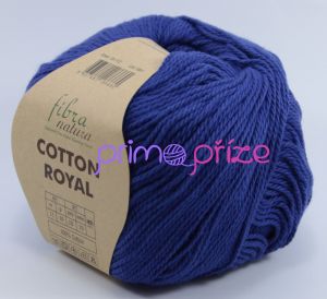 FIBRA NATURA Cotton Royal 18-712 modrá