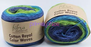 FIBRA NATURA Cotton Royal Color Wawes 22-10 vícebarevná