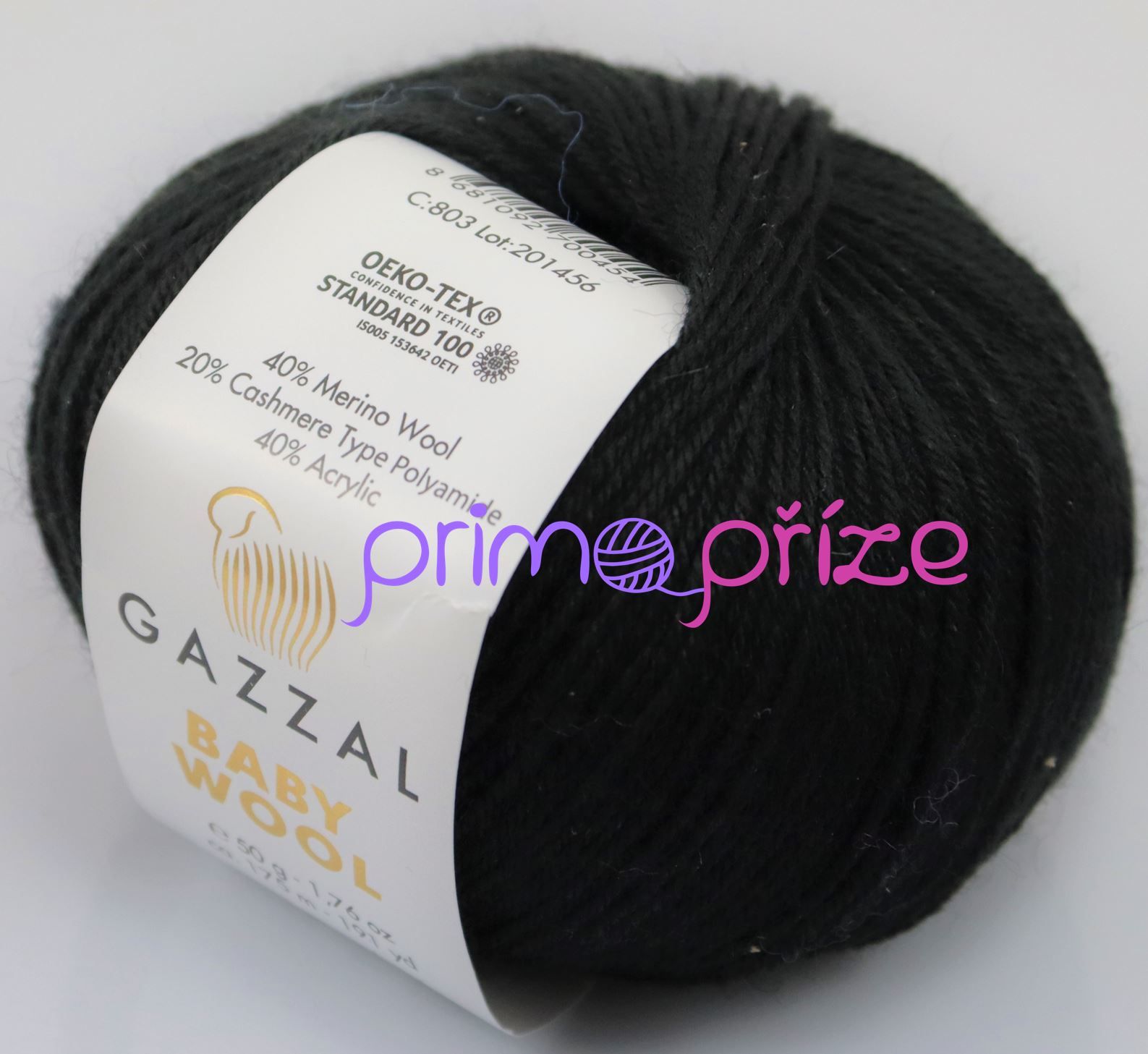 GAZZAL Baby Wool 803 černá
