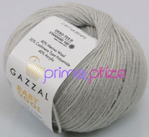 GAZZAL Baby Wool 817 světle šedá
