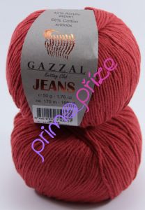 GAZZAL Jeans 1137 cihlově červená