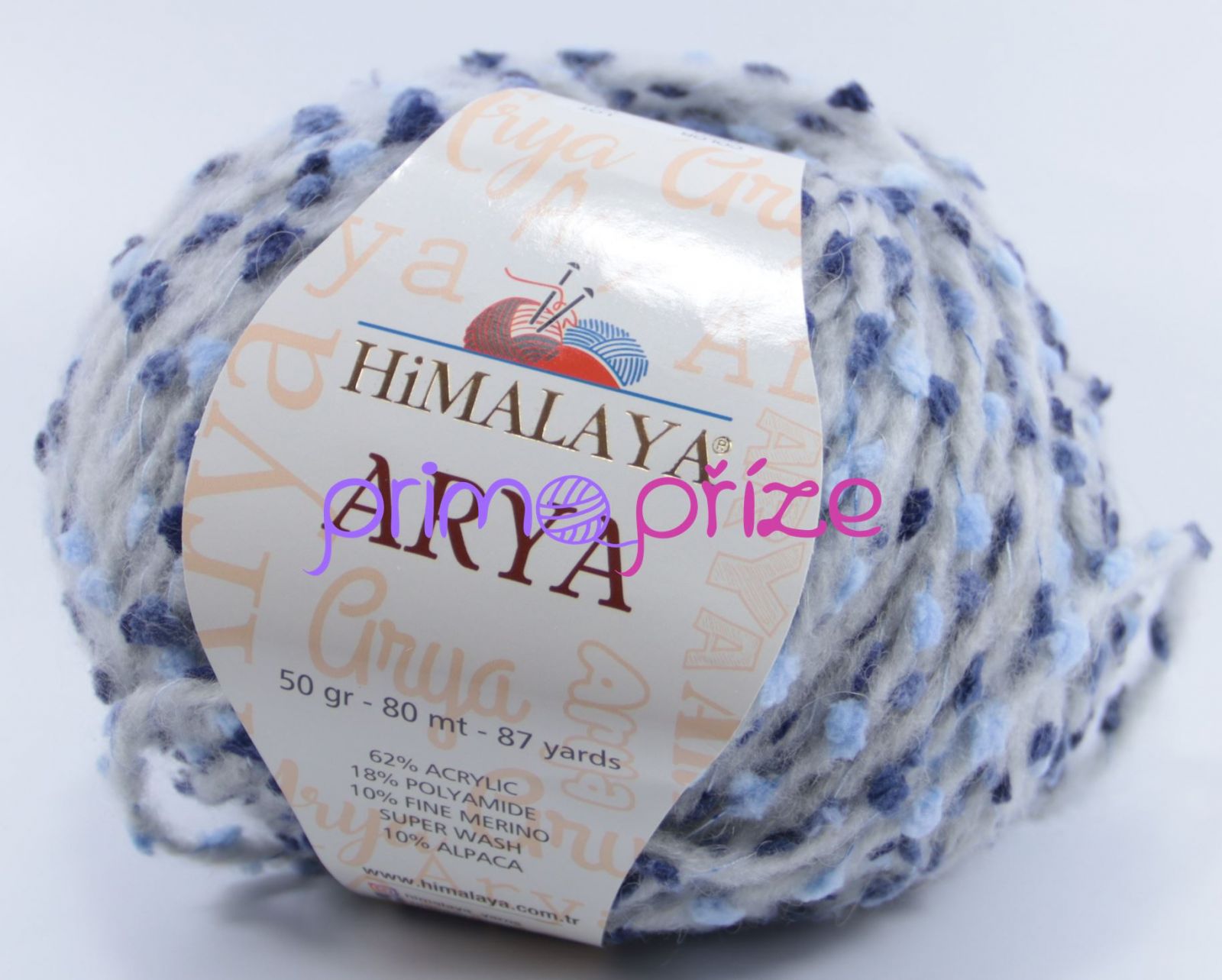 HIMALAYA Arya 76604 melírovaná s barevnými nopky