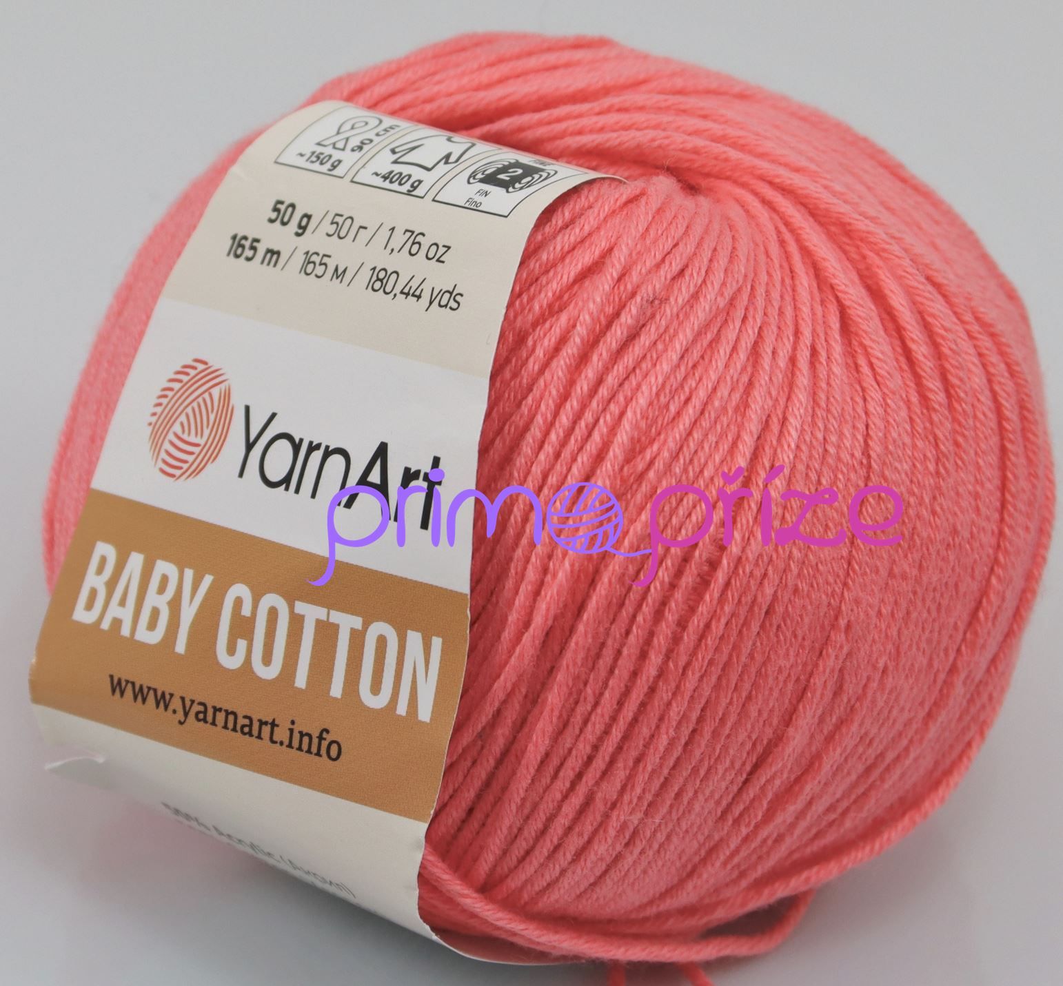 YarnArt Baby Cotton 420 lososová