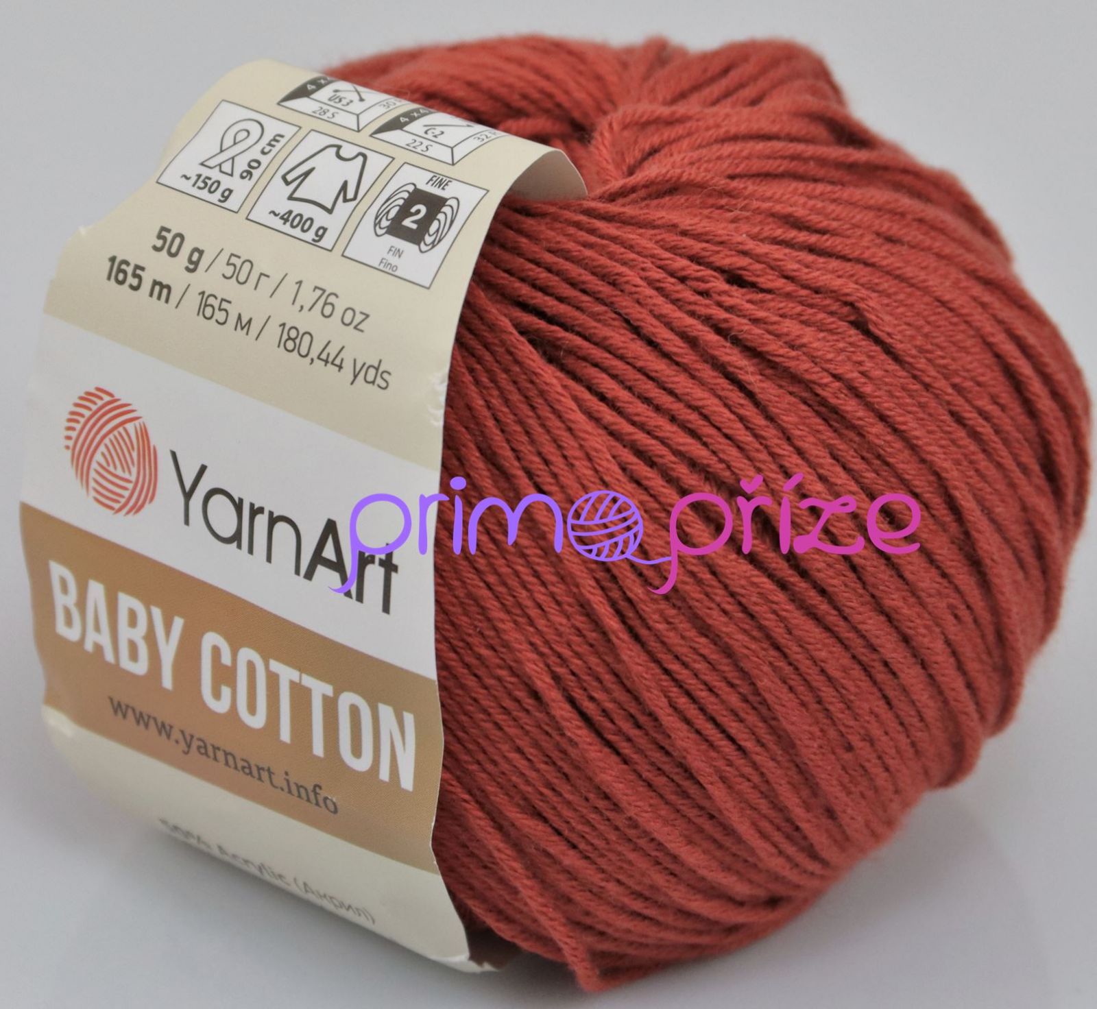 YarnArt Baby Cotton 429 cihlová