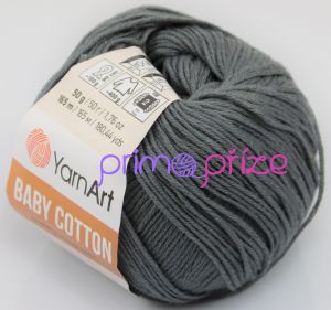 YarnArt Baby Cotton 454 antracitová