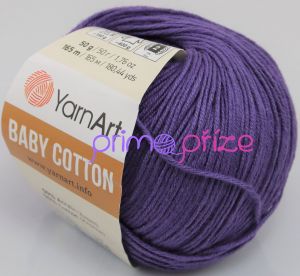 YarnArt Baby Cotton 455 fialová