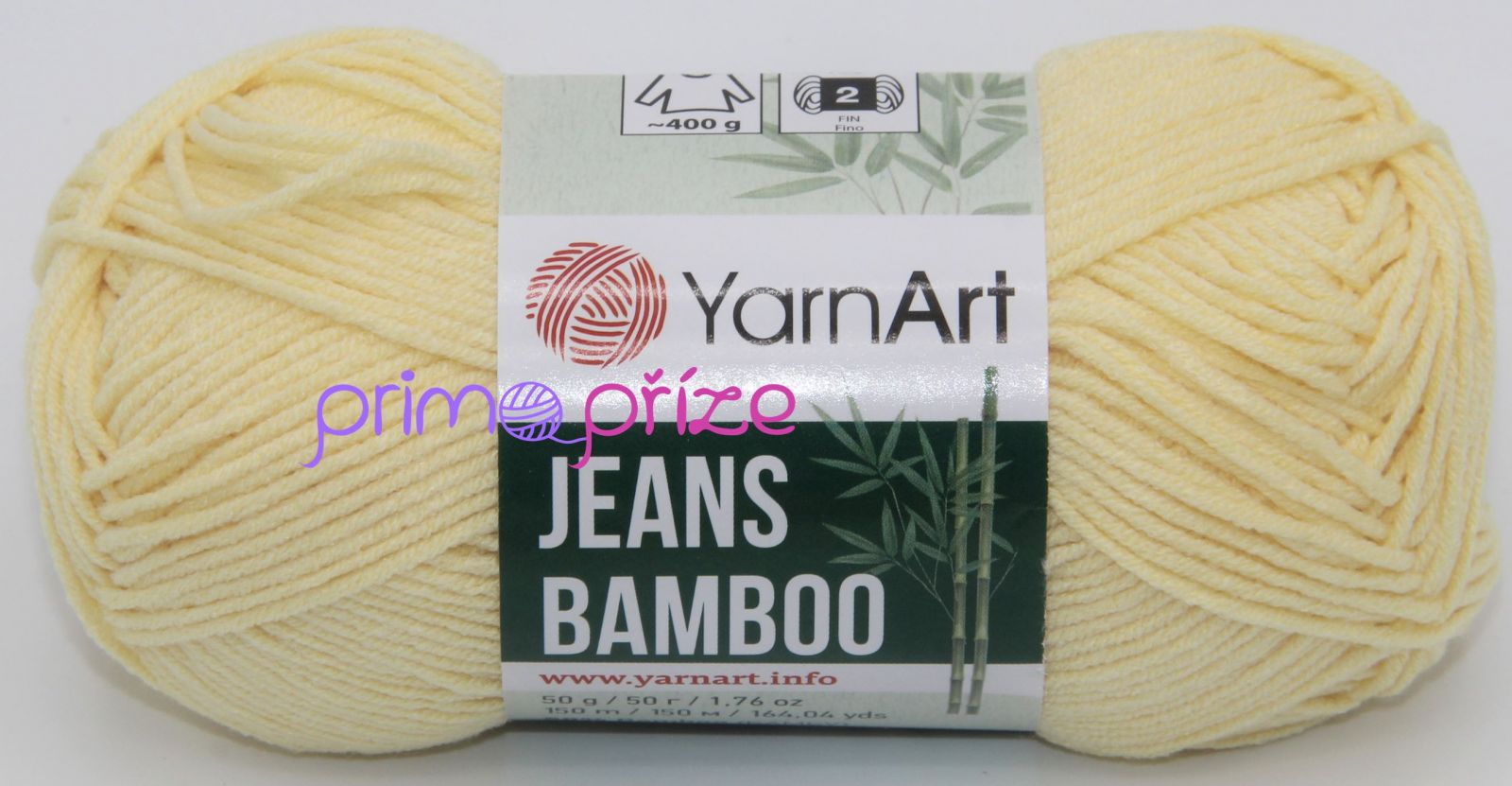 YarnArt Jeans Bamboo 105 světle žlutá