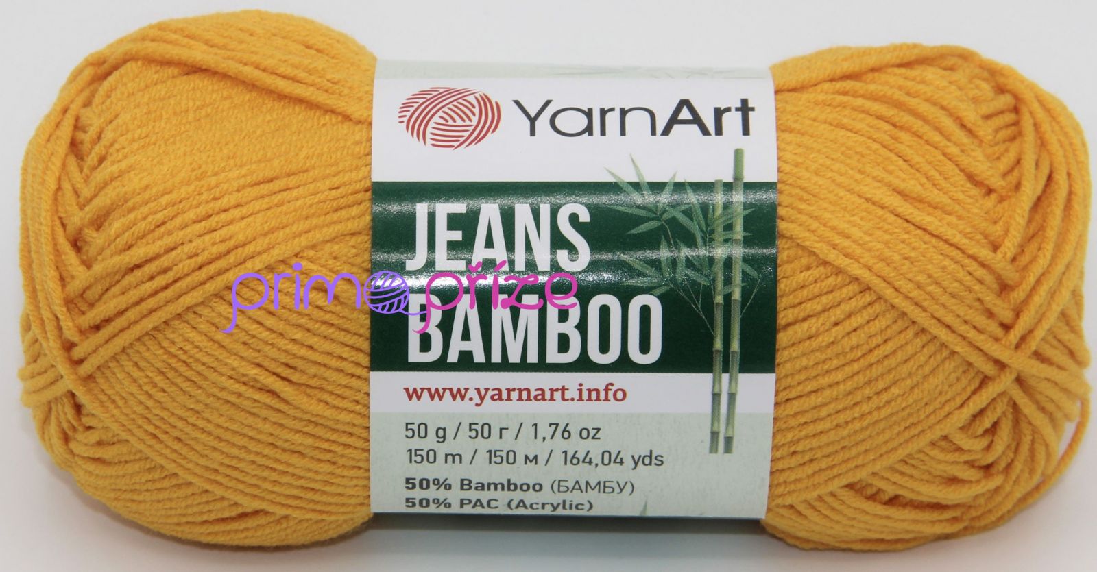 YarnArt Jeans Bamboo 106 žlutooranžová