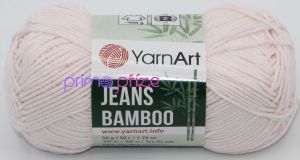 YarnArt Jeans Bamboo 108 bledě růžová