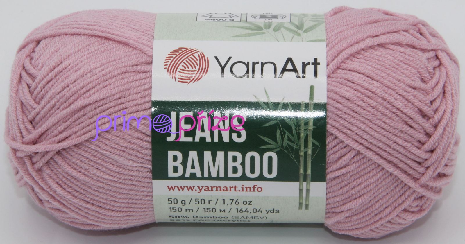 YarnArt Jeans Bamboo 110 starorůžová