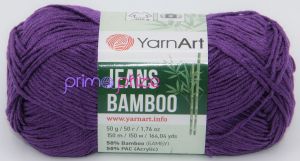 YarnArt Jeans Bamboo 118 fialová