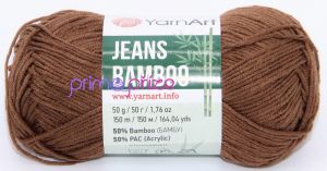 YarnArt Jeans Bamboo 133 oříšková