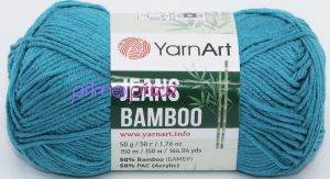 YarnArt Jeans Bamboo 140 tyrkysová